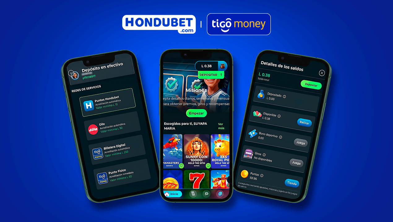 Cómo depositar con Tigo Money en Hondubet