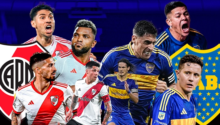 Domingo de clásico argentino ¿River Plate o Boca Juniors?