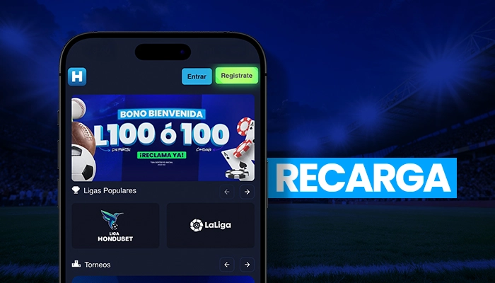 Recarga tu cuenta hondubet fácil y rápido