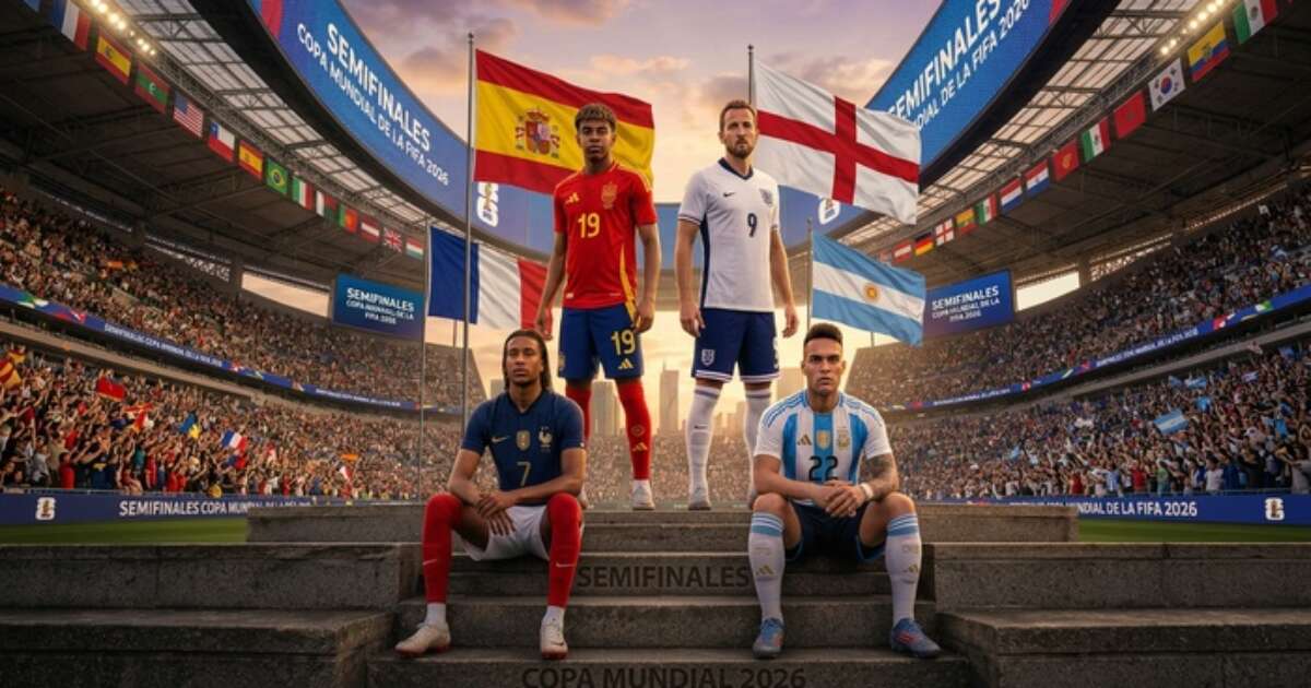 España-Francia y Argentina-Inglaterra: semifinales del Mundial