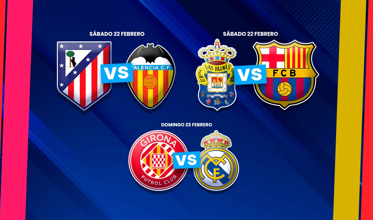 Carrera por La Liga: apuesta en la jornada 25° de España