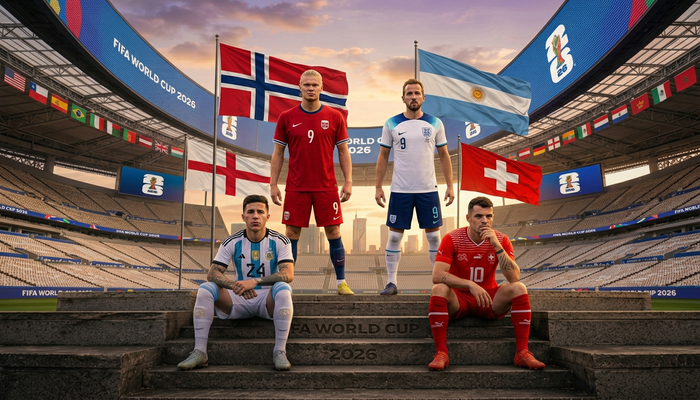 Inglaterra-Noruega y Argentina-Suiza: análisis de los cuartos