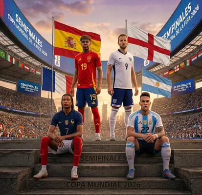 España-Francia y Argentina-Inglaterra: semifinales del Mundial