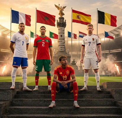 Francia-Marruecos y España-Bélgica: inician los cuartos de final