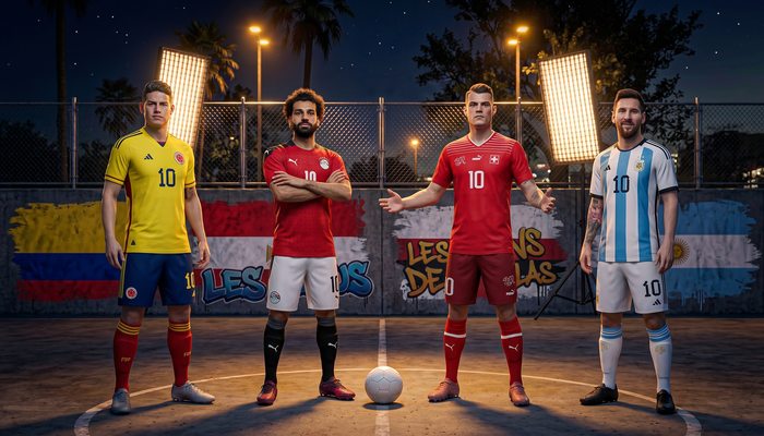 Argentina-Egipto y Suiza-Colombia por los cuartos de final