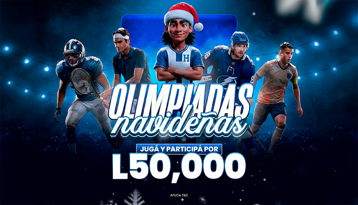 Jugá las Olimpiadas Navideñas Hondubet